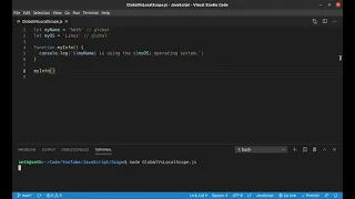 Global Vs Local Scope in JavaScript Explained