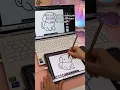 Digital drawing Samsung tablet laptop digital art galaxy tab S9 photoshop drawing tablet