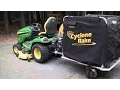 Cyclone rake install on John Deere x590