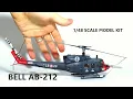 Lagu Painting Italeri BELL AB 212 - 1/48 Scale Helicopter Model Kit, Easy Realistic Weathering Techniques