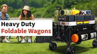 3 Best Heavy Duty Foldable Wagon Carts