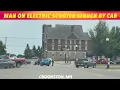 BREAKING NEWS Man On Electric Scooter Struck By Car In Crookston