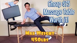 Cheap 75 Portable Massage Table by BestMassage Is it Worth It How to Assemble Pack Up