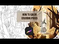 HOW TO USE COLORING PAGES IN PROCREATE for beginners