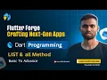 Dart List Methods Complete Guide All List Functions Explained Abdul Motaleb Learn With Motaleb