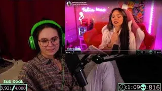 talia mar reacts to her 