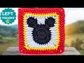 Download Lagu Zo haak je de makkelijkste Mickey Mouse Granny Square voor linkshandigen!