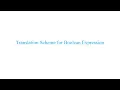 Translation Scheme for Boolean Expression