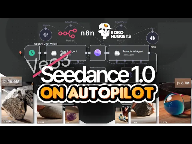 Seedance — the Veo3-Killer that's Better & 25x Cheaper is NOW in n8n (free template & n8n tutorial🥚)