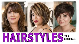 BEST HAIRSTYLES for Round Faces That Will Make You Look Younger in 2025