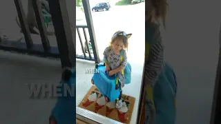 This Little Girl Wanted To Run Away From Home But Changed Her Mind 