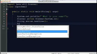 04 user input part 2 tell your name java lab by Coder Town