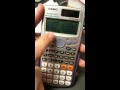Finding solutions to quadratic equations on Casio fx-115es PLUS