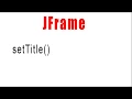 Java Swing -04 - JFrame-03