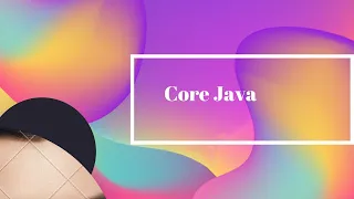 Core Java - Non Access Modifiers