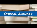 CCSU Central Authors 2024-2025 Series September - Tom Hazuka