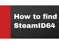 How to find SteamID64 steamID steamID3 for any Steam Profile - 2022