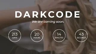 Coming soon Page Using HTML CSS JAVASCRIPT