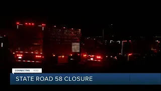 Caltrans Area of Hwy 58 closed due to snow