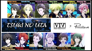 Download [TSUKIUTA] Tsuki no Uta - Six Gravity\u0026Procellarum (Lyrics) MP3