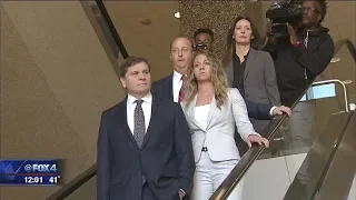 Indicted ex-Dallas Police officer Amber Guyger appears in court for announcement setting