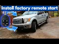 How to install factory remote start on a Ford F-150