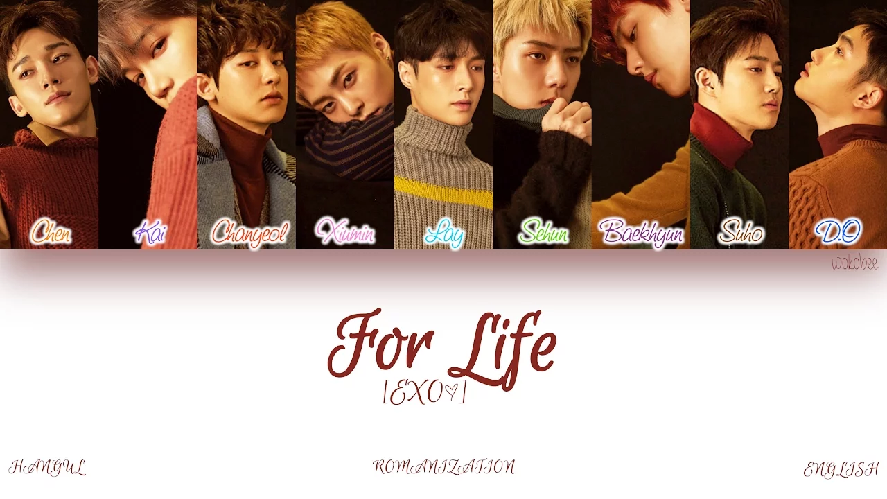 [HAN|ROM|ENG] EXO - For Life (Color Coded Lyrics)