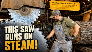 How a Steam-Powered Sawmill Really Works The Briden-Roen Sawmill WMSTR