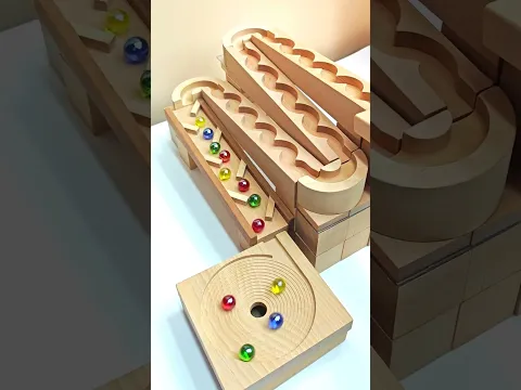 Wooden Marble Track ASMR | So Relaxing