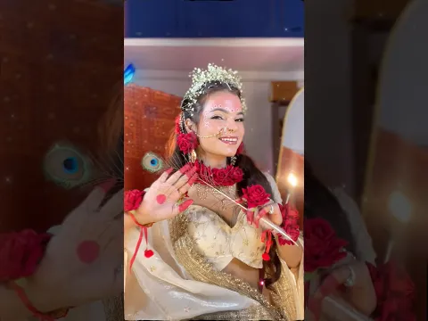 🪷Radha gori gori Transition alert ‼️ #youtubeshorts #janmashtami #makeup #transition #shorts #viral