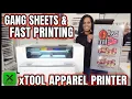 How to Make DTF Gang Sheets Print FAST With the xTool Apparel ALL IN ONE Printer