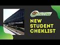 New Student Checklist