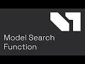 visTABLE tutorial Model Search Function