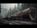 How Americans Moved 400-Ton Logs Before Engines Existed