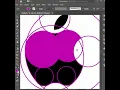 Apple logo design golden ratio logo design adobe illustrator tutorial 2024