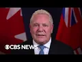 Lagu Ontario Premier Doug Ford responds to Trump's threat on new bridge: \