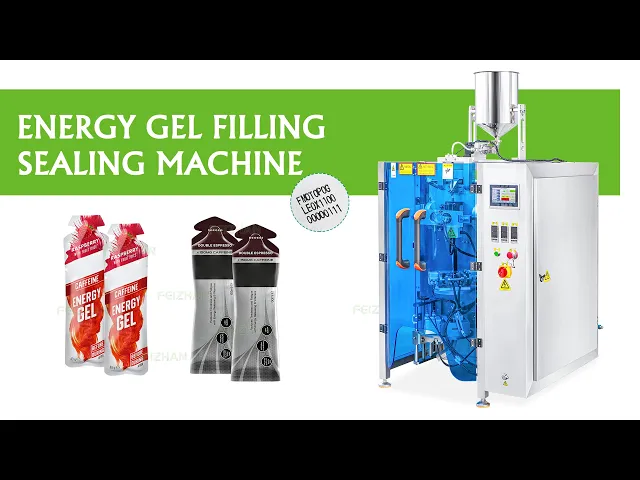 Automatic Servo Gear Pump System Stick Sachet Paste Packing Machine for Energy Gel
