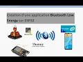 Bluetooth Low Energy en micropython introduction en francais