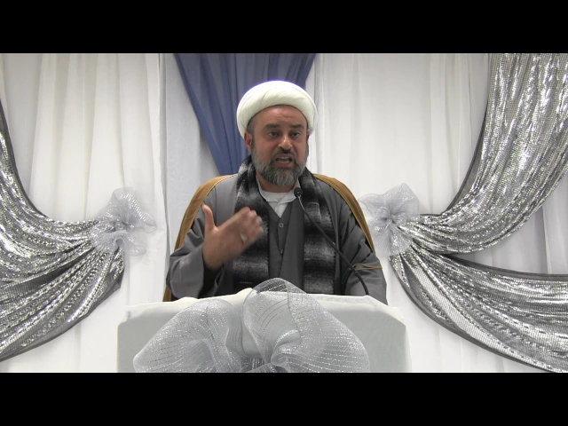 ⁣محاضرة دينية - مولد الامام الحسن العسكري (ع) 1438 - الشيخ علي عيديبي