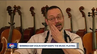 This world-class violin shop is giving instruments some TLC while the musical community is on hiatus