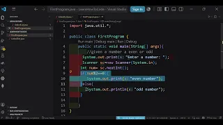 Simple Java Program to Check Even or Odd Number for Beginners
