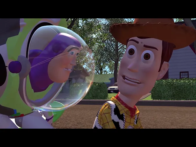 Toy Story Il Mondo dei Giocattoli | Clip 'Woody e Buzz prendono il volo'