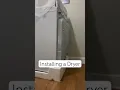Installing an Electric Dryer How to Connect Top Loading Dryer