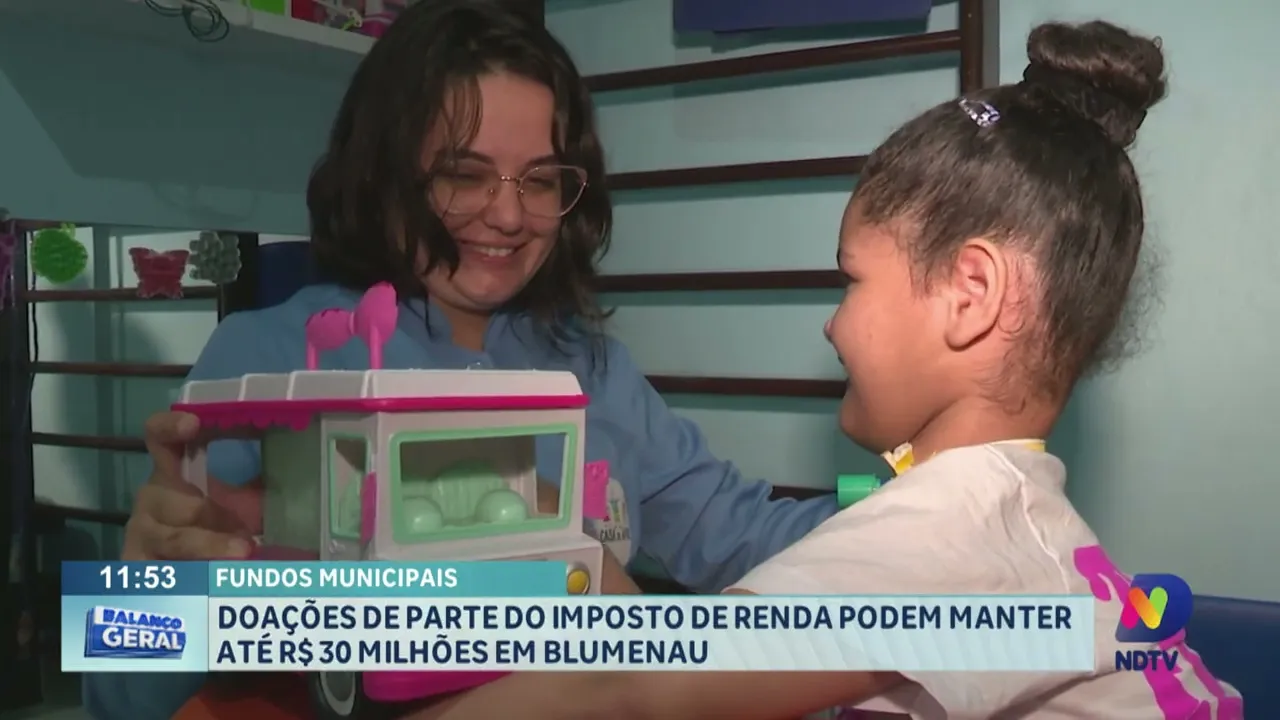 Doações de parte do Imposto de Renda podem manter até R$ 30 milhões em Blumenau