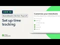 How to set up time tracking in QuickBooks Online Payroll