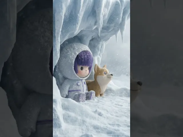 Kids Calm Content -  Snowy mountains