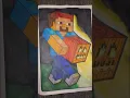 Minecraft Coloring Book Steve Jack-o -lantern