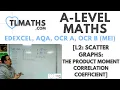 A-Level Maths L2-04 Scatter Graphs The Product Moment Correlation Coefficient