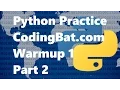 Python 3 Practice Codingbat Warmup 1 Part 2