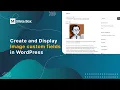 Create and Display Image custom fields in WordPress Meta Box Tutorials